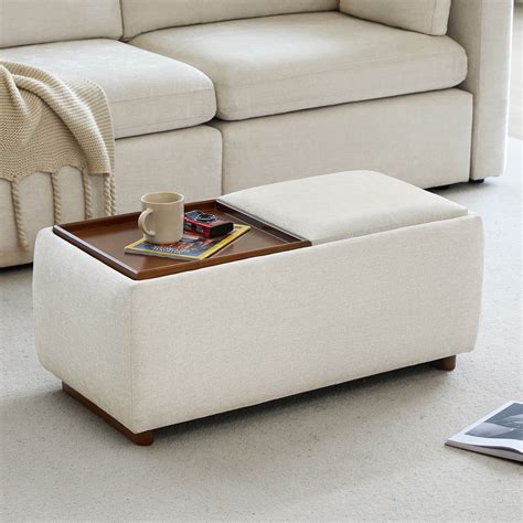 Storage Ottoman | Flip-Top Coffee Table, Hidden Storage – CHITA LIVING