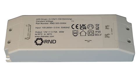 Rnd Rnd Led Driver Constant Voltage W A V Ip