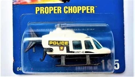 Hot Wheels Proper Chopper Helicóptero Policia Police Frete grátis