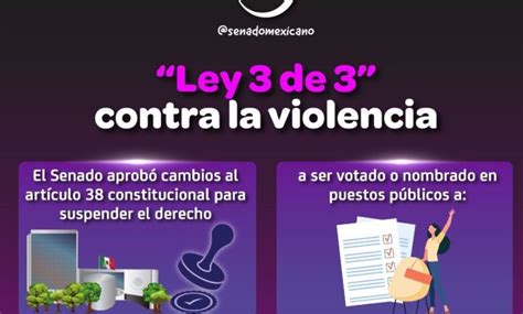 “ley 3 De 3” Contra La Violencia Revista Macroeconomia