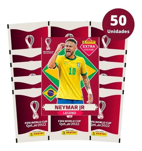 Kit 50 Figurinhas Álbum Copa Do Mundo Panini 2022 Qatar Parcelamento