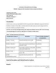 Assignment 2 Descriptive Statistics Analysis And Writeup Rtf