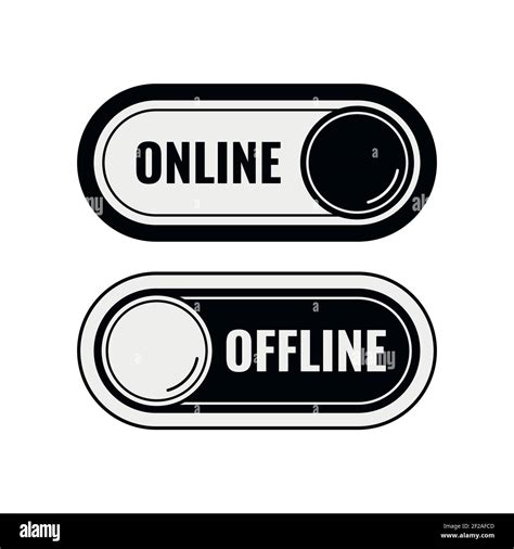 Online Offline Stock Vector Images Alamy