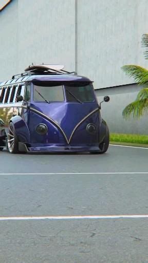 Ultra Widebody Volkswagen Bus Volkswide Looks Like A Porsche Racing Van