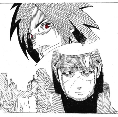 Madara and Hashirama drawing 👍 : r/Naruto