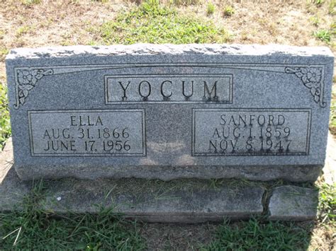 Ella Nancy Bull Yocum M Morial Find A Grave