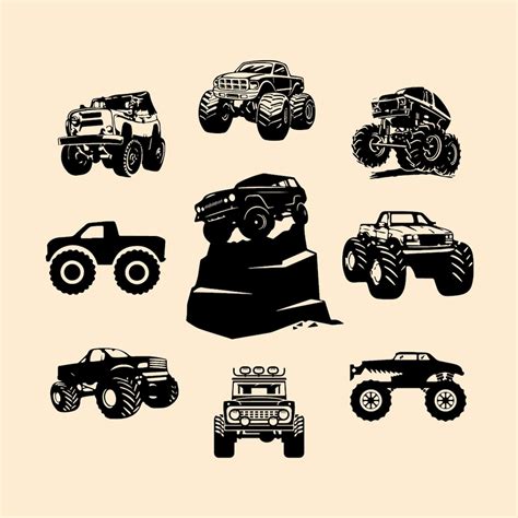 Hot Car Wheels Svg Bundle Truck Svg Off Road Svg Svg Files For