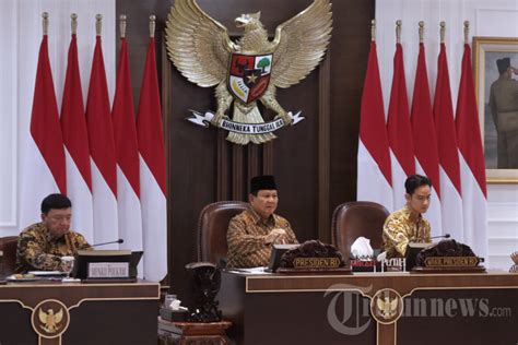 Sidang Kabinet Paripurna Perdana Kabinet Merah Putih Foto