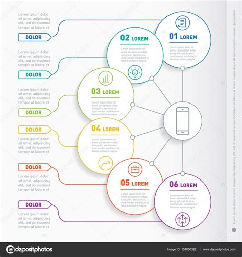 Business timeline infographics Stock Vector Image by ©thebackground ...