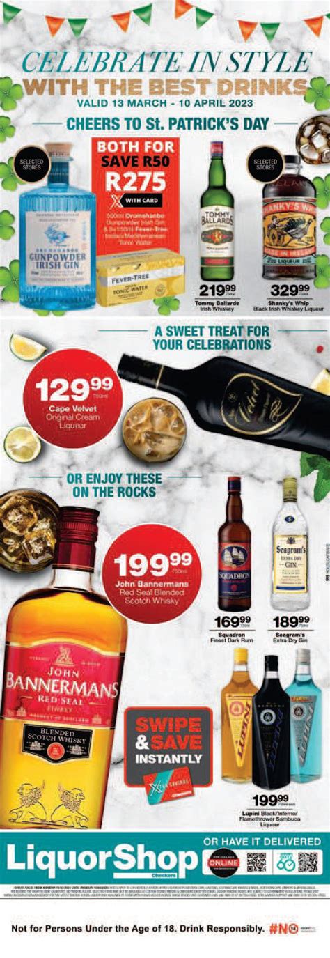 Checkers Liquor Celebrate In Style With The Best Drinks March