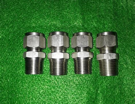 Stainless Steel Male Connector For Gas Pipe Size Od To Od At