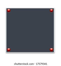 Metallic Border Frame On White Background 스톡 일러스트 17143042 Shutterstock