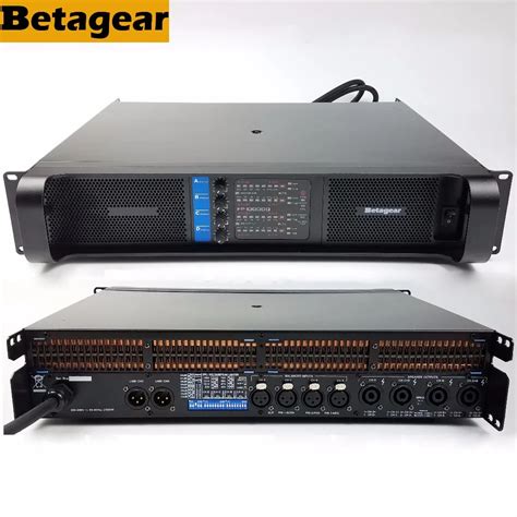 Betagear Pf Q W Channel Power Amplifier Professional Fp