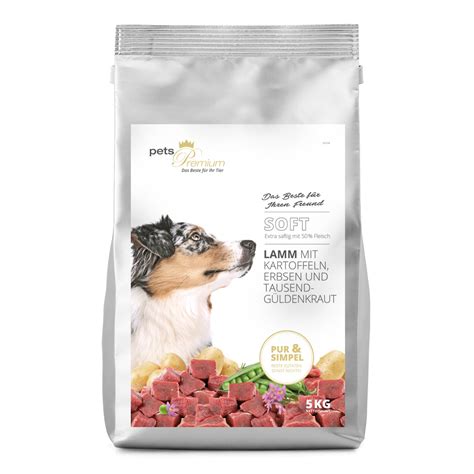 pets Premium Soft Lamm mit Kartoffeln Erbsen und Tausendgüldenkraut