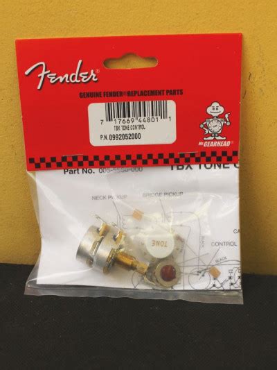 Fender Mid Boost Kit Eric Clapton Tbx Tone Control