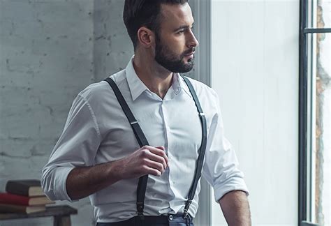 A Man S Guide To Suspenders Trouser Braces Infographic Suspender Guide