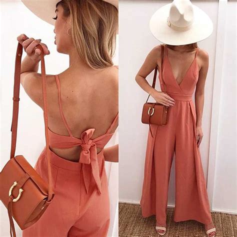 Formal Sleeveless Wrap Front Wide Leg Palazzo Jumpsuit Sunifty