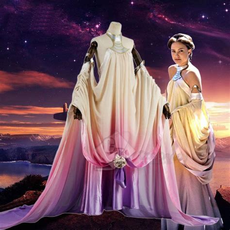 Star Wars Episode III Revenge of the Sith Padme Amidala Cosplay Costume