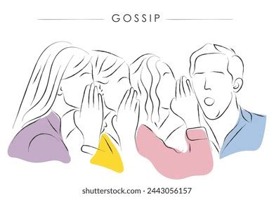 Hand Drawn Line Art Vector People Stock Vector Royalty Free