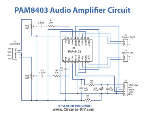 Pam Stereo Audio Amplifier Module Pinout Features Off