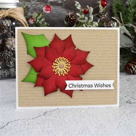 Poinsettia Cards - CutCardStock Blog