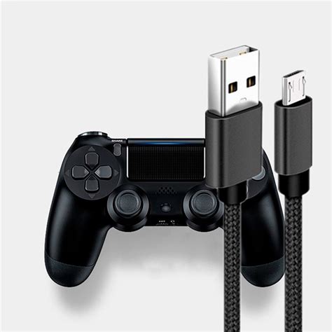 Cabo Carregador Para Controle Ps Micro Usb V Metros Shopee Brasil