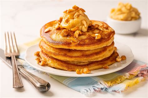 These Craveable Peanut Butter Pancakes Will Up Your Breakfast Game Recipe Peanut Butter