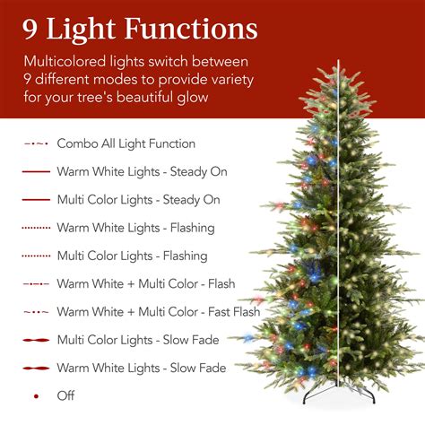 Best Choice Products 6ft Pre Lit Artificial Aspen Christmas Tree Noble