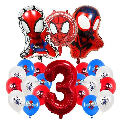 Nowa Dekoracja Urodzinowa Z Motywem Spidermana Marvel S Spidey I Jego