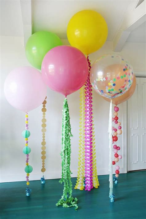 Globos De Fiesta Llenos De Confeti Ideas Decorativas Originales