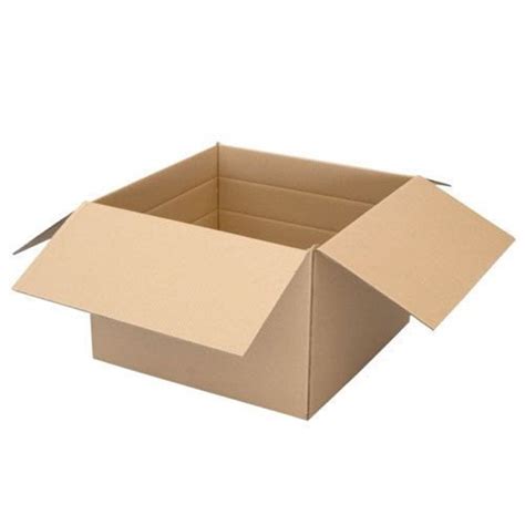 Plain Brown 7 Ply Corrugated Packaging Box Weight Holding Capacity Kg