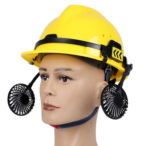 Portable Fan For Safety Helmet Hard Hat Fan Ventilation Cooling