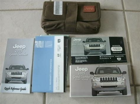 Purchase Jeep Grand Cherokee Owners Manual Set W Case In Orleans