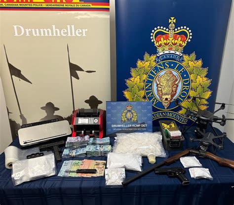 Drumheller Rcmp And Partners Execute Drug Search Warrant Royal