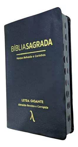 Biblia Sagrada Harpa Letra Gigante Arc Almeida Revista E Corrigida