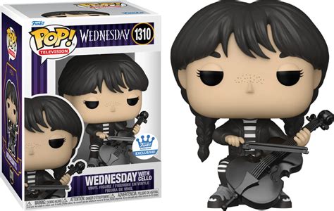 Funko Pop Television Wednesday Wednesday With Cello Limited Edition