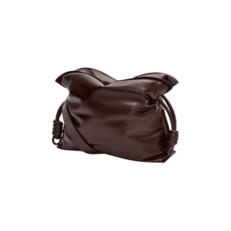 Loewe Flamenco Clutch Puffer Bag Dark Chocolate In Brown Lyst