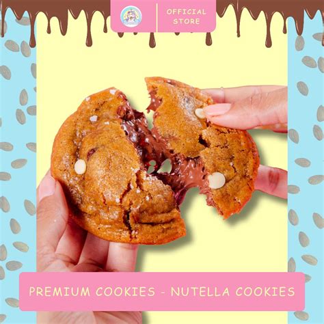 Jual Soft Cookies Lumer Nutella Coklat Marshmallow Lembut Murah