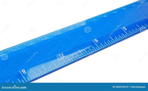 Ruler with Measuring Length Markings in Centimeters Isolated on White ...