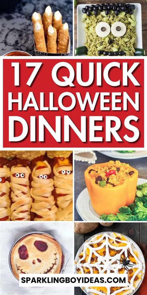 Get Into The Spooky Spirit With Our Easy Halloween Dinner Ideas From