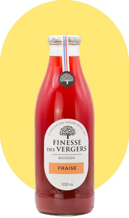 Boisson Fraise Finesse Des Vergers