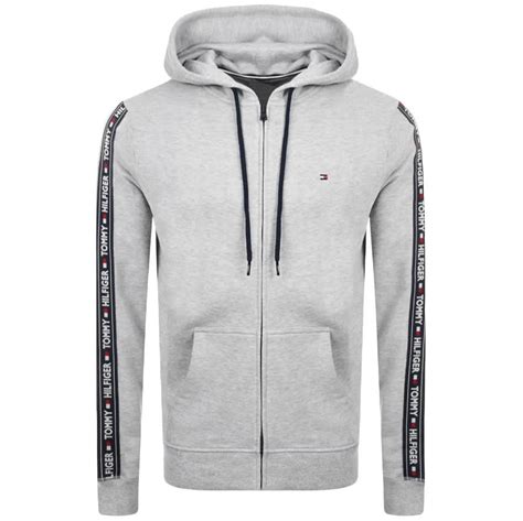 Tommy Hilfiger Loungewear Tracksuit Grey Mainline Menswear