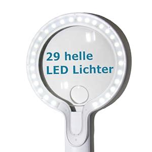 EasY Magnifier Leselupe 2X Mit LED Licht Lupe Zum Lesen Grosse