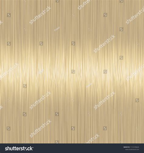 Realistic Blond Straight Hair Texture Stock Vector Royalty Free