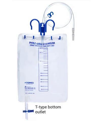 Transparent Polymed Polyuro Premium Urine Collection Bags For Clinical