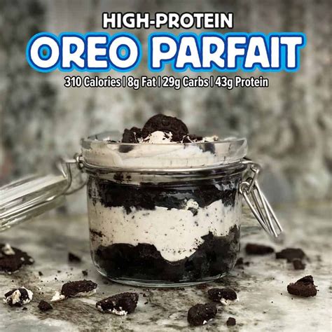 High Protein Oreo Parfait Cheat Day Design Apple Cider Donuts Recipe