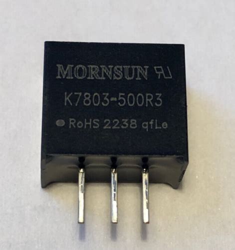 Mornsun K7803 500R3 DC DC Converter 1 Output 3 3V 500mA 4 75V 36V