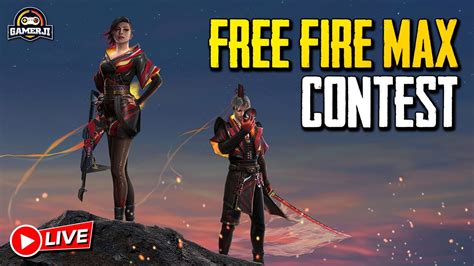 Gamerji Solo Free Fire Max Contest Free Fire Max Esports Live Youtube