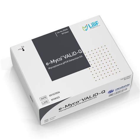 E Myco Valid Mycoplasma Qpcr Detection Kit Labotaq Material Laboratorio