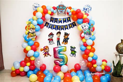 Paw Patrol Theme Decoration| Paw Patrol Theme Party DIY Kits – FrillX ...